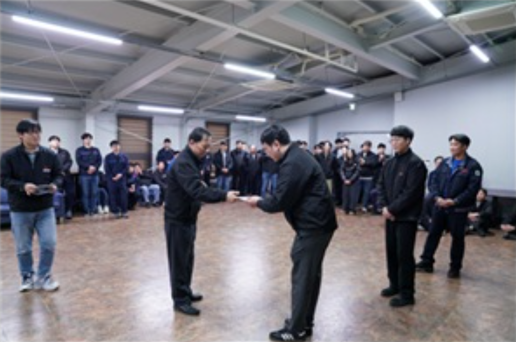 업무적용 성공사례 우수자 포상 사진