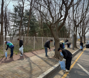 안산 갈대습지 환경정화 활동 사진